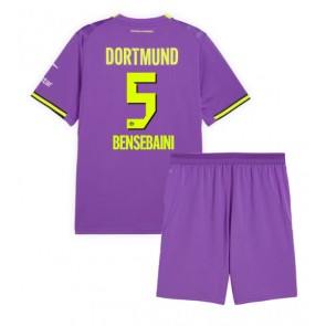 Borussia Dortmund Ramy Bensebaini #5 Tredjetrøje Børn 2026-27 Kortærmet (+ Korte bukser)